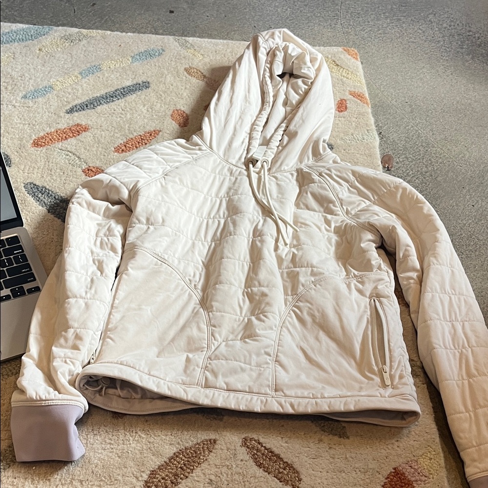 lululemon athletica Cream Puffer Jacket